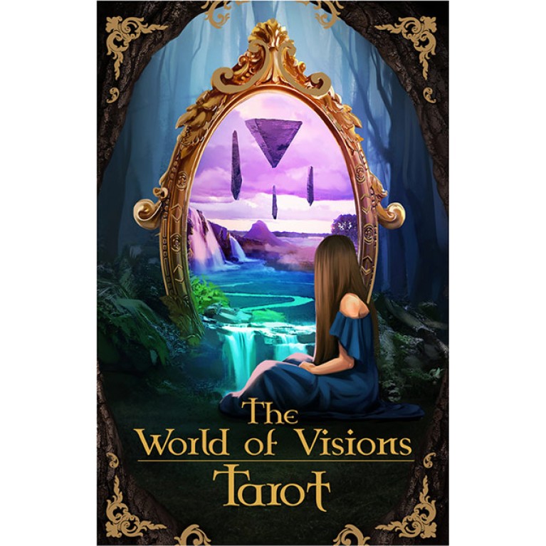 Таро Мир Видений (золотой глянцевый срез) / The World of Visions Tarot (shiny gold edges)