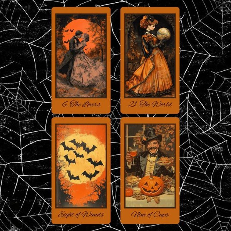 Halloween Yesteryear Tarot / Таро Хэллоуина Прошлого Года