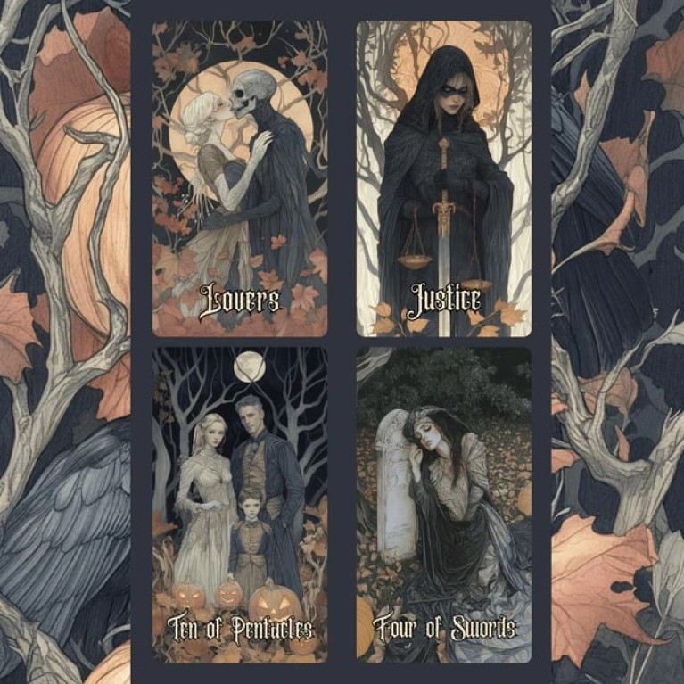 Hallowmere Tarot / Таро Хэллоуина