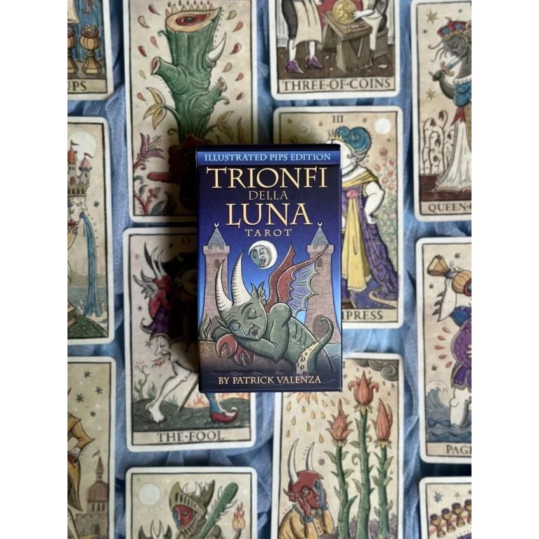 Таро Триумф Луны Иллюстрации Пипса / Trionfi Della Luna (Illustrated Pips Edition)