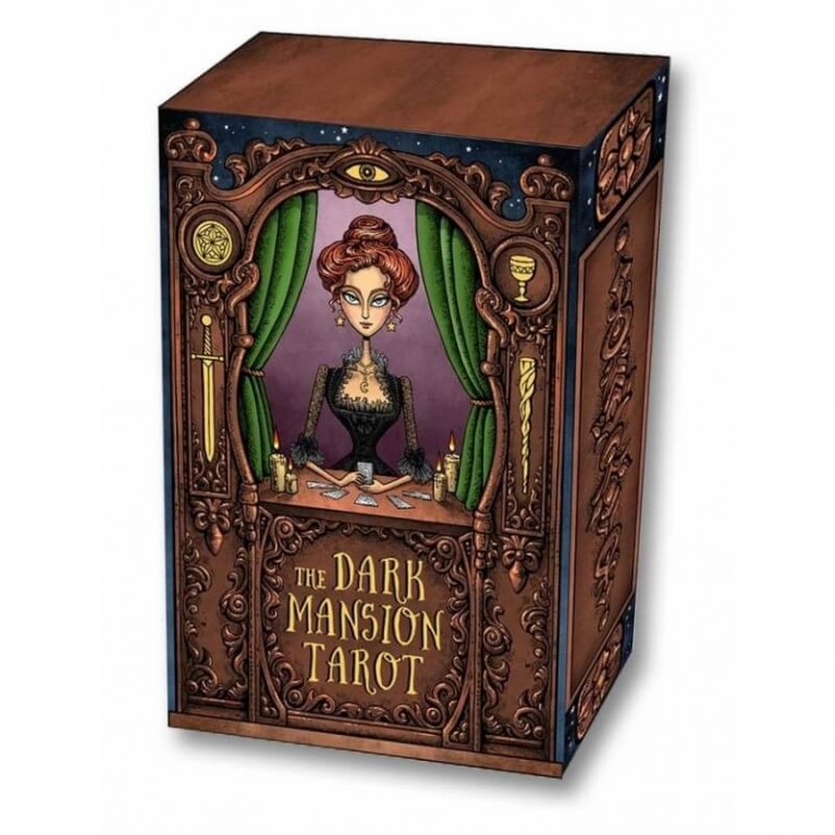 Таро Тёмный Особняк / The Dark Mansion Tarot (золотой срез) Стандартный Размер