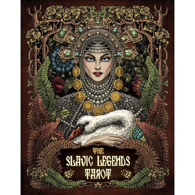 Таро Славянских Легенд Русскоязычное Издание (Золотой Срез) / The Slavic Legends Tarot (Russian Edition, Gold Edge)