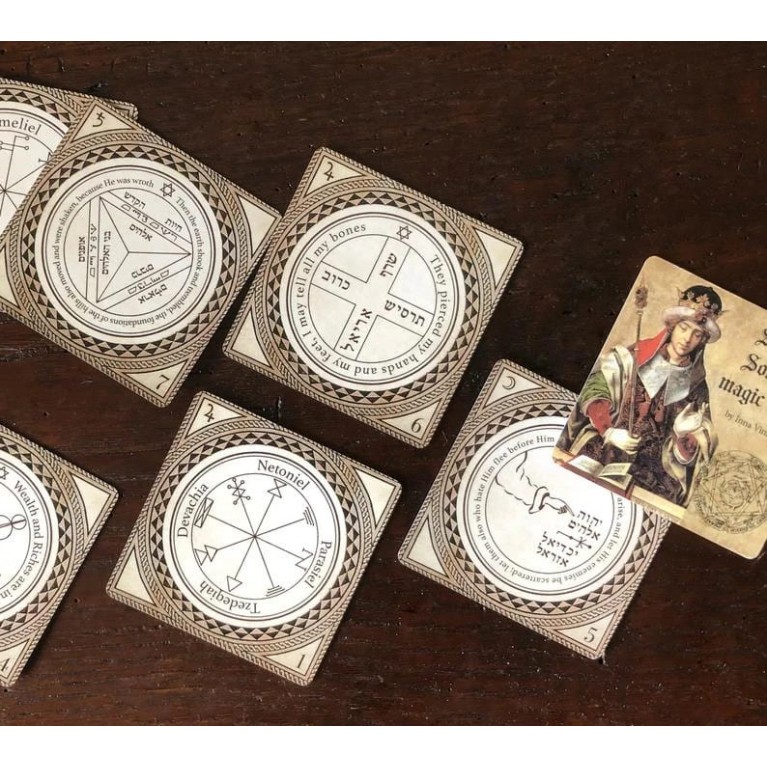 Магические карты Печати Соломона (Ключ царя Соломона)/Seals of Solomon Magic Cards (Key of Solomon the King)