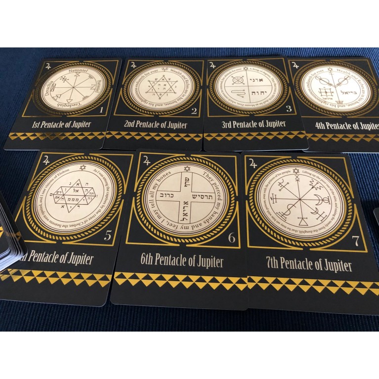 Магические карты Печатей Соломона (золотое издание ) / Seals of Solomon Magic Cards Golden Edition